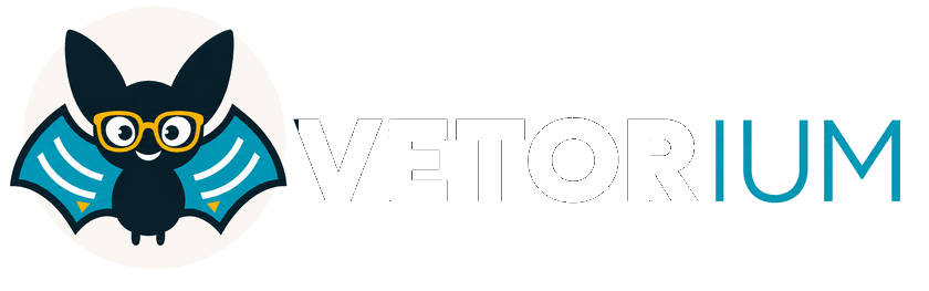 Vetorium com o mascote Vitor