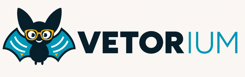 Vetorium com o mascote Vitor